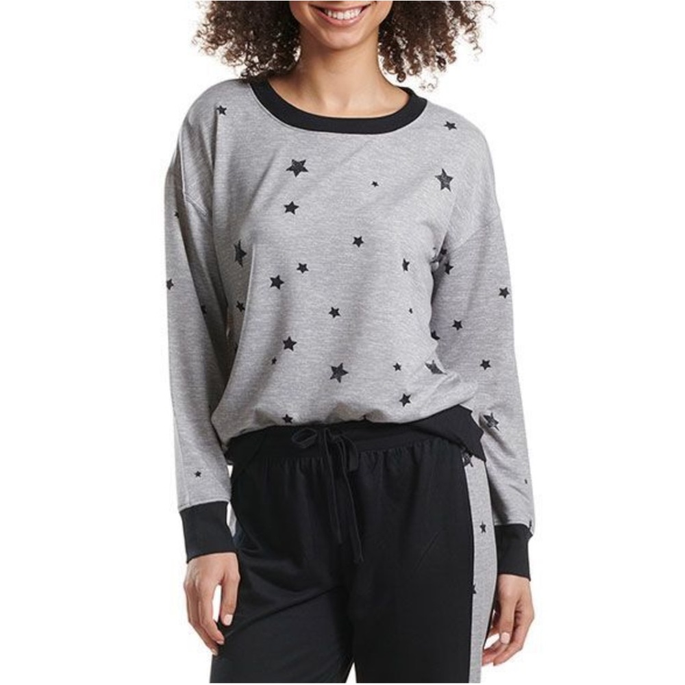 Splendid | Star Print Long Sleeve Sweatshirt